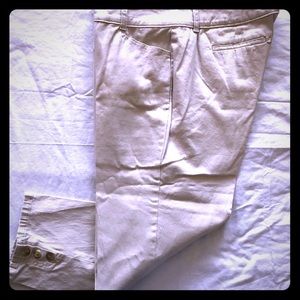 Charter Club Khakis Ankle Capri Classic Fit Sz 16